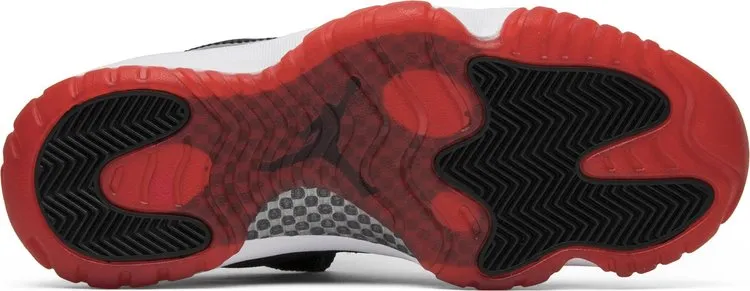 Air Jordan 11 Retro Low Bred Sneakers, Black