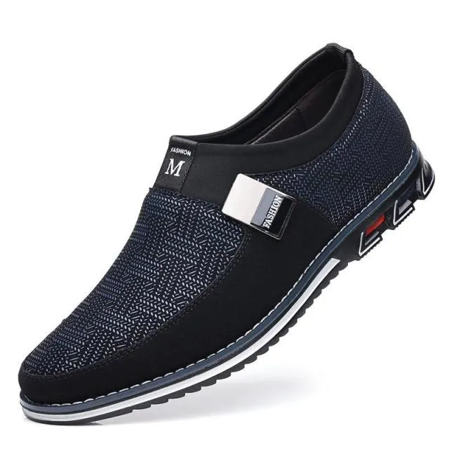Big Size Men Casual Breathable Slip on Driving Shoes