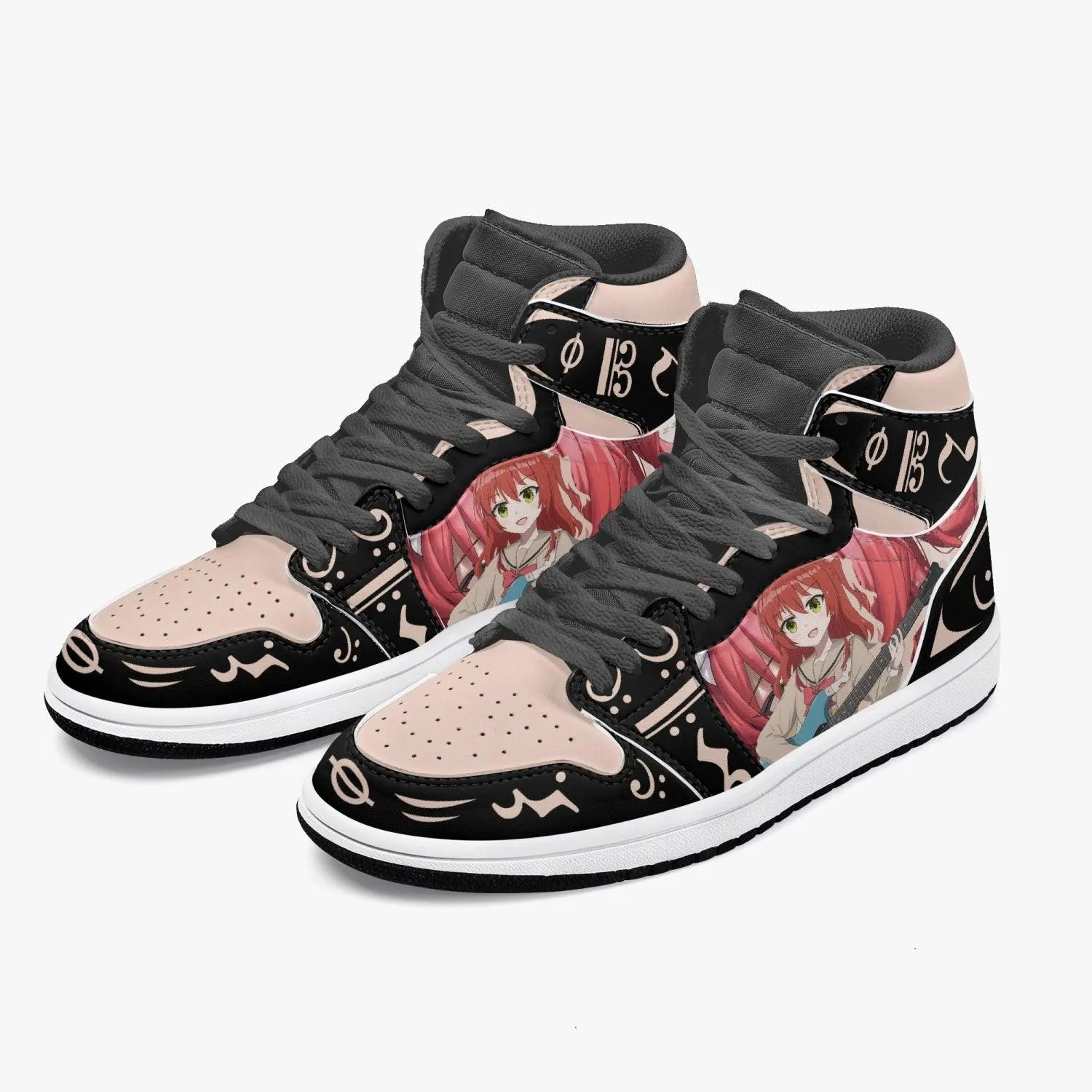 Bocchi The Rock Ikuyo Kita Peach Black JD1 Anime Shoes