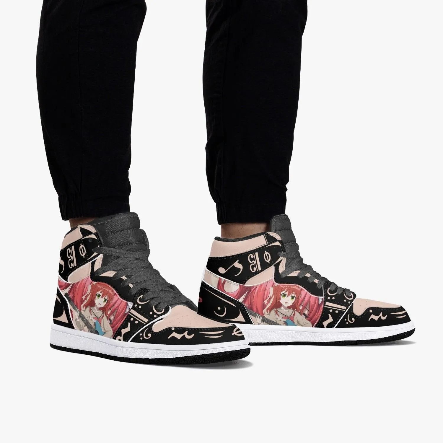 Bocchi The Rock Ikuyo Kita Peach Black JD1 Anime Shoes