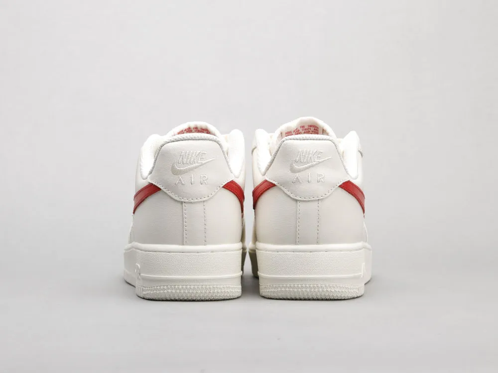 CE - AF1 retro white red low top