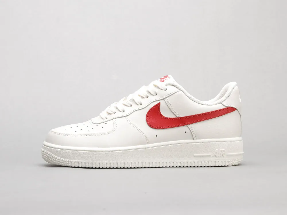 CE - AF1 retro white red low top
