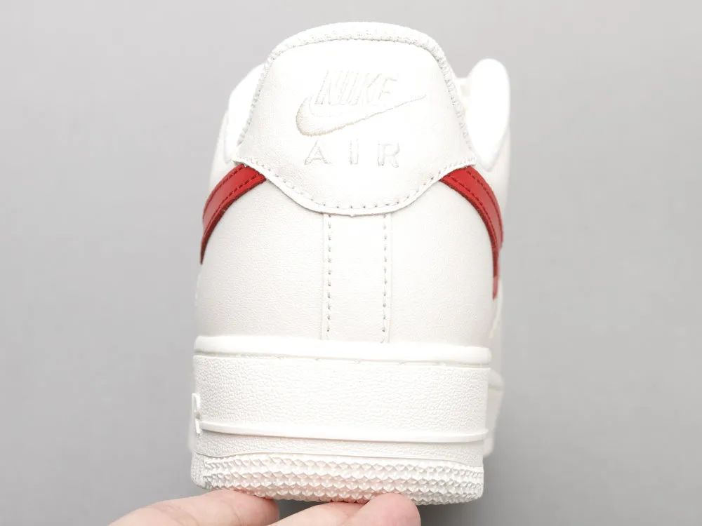CE - AF1 retro white red low top