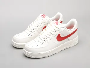 CE - AF1 retro white red low top