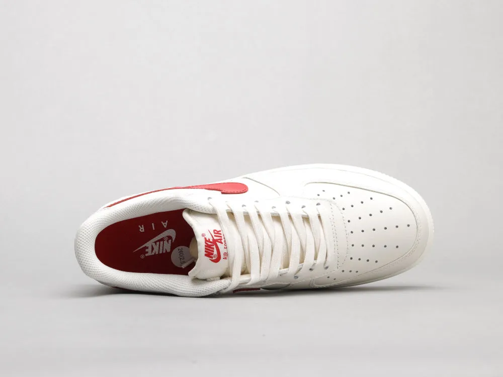 CE - AF1 retro white red low top