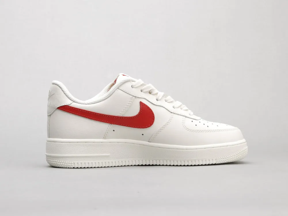 CE - AF1 retro white red low top