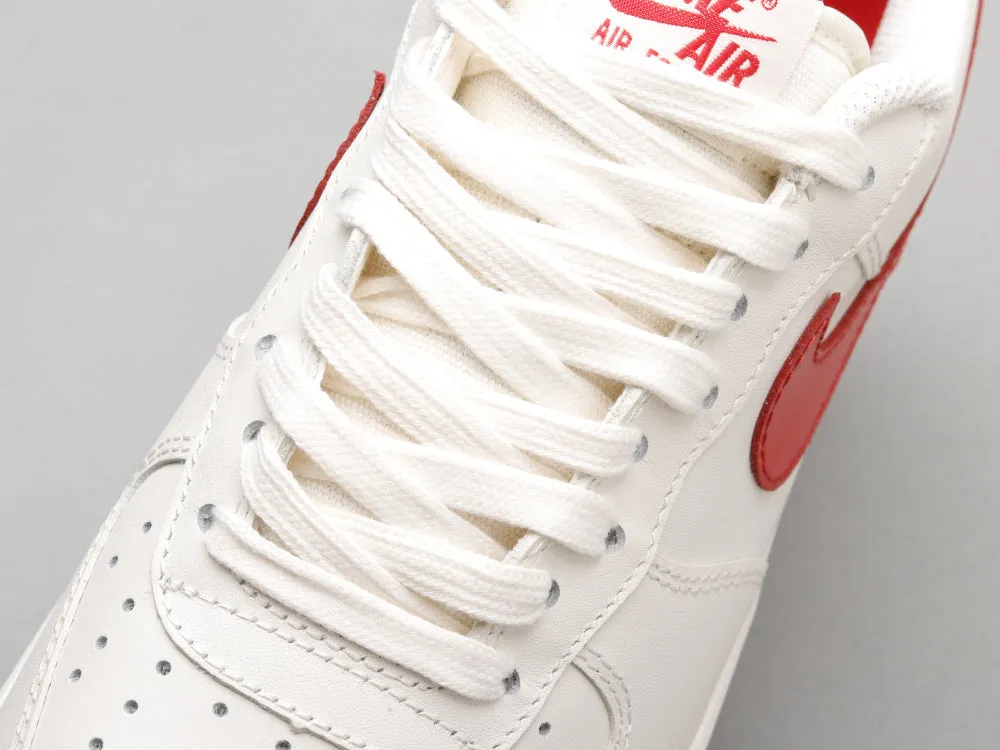 CE - AF1 retro white red low top