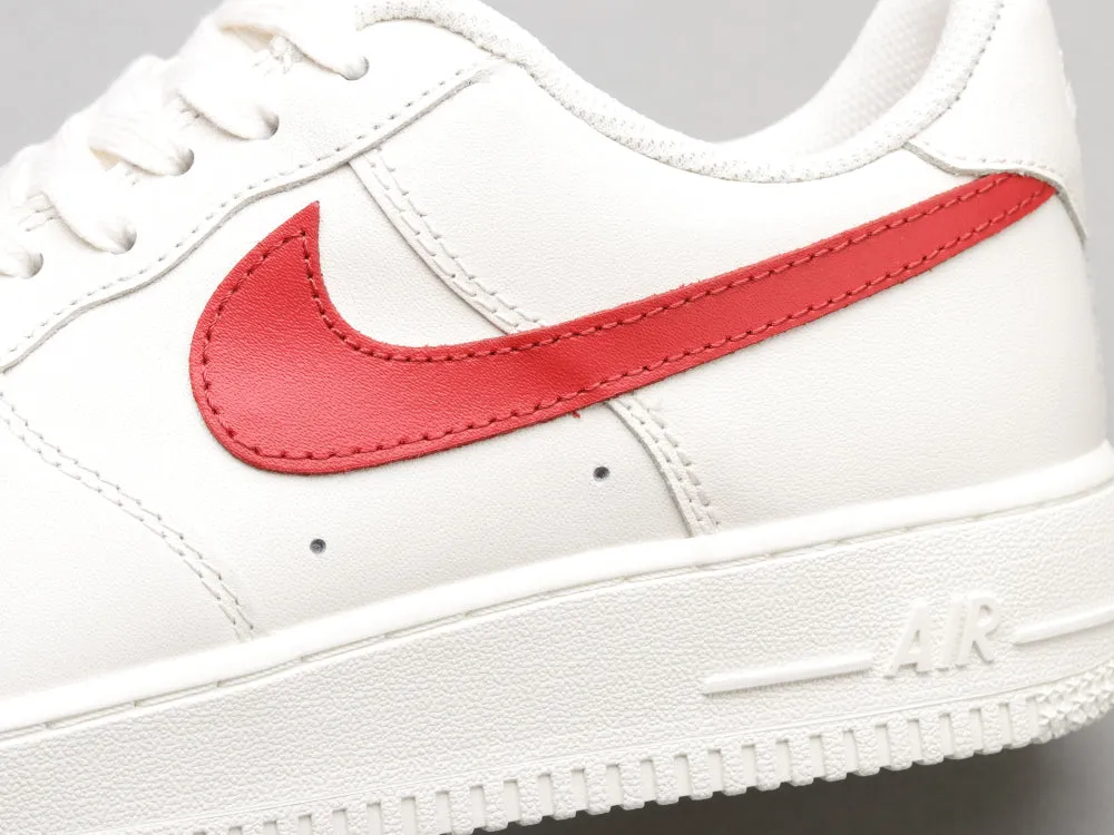 CE - AF1 retro white red low top