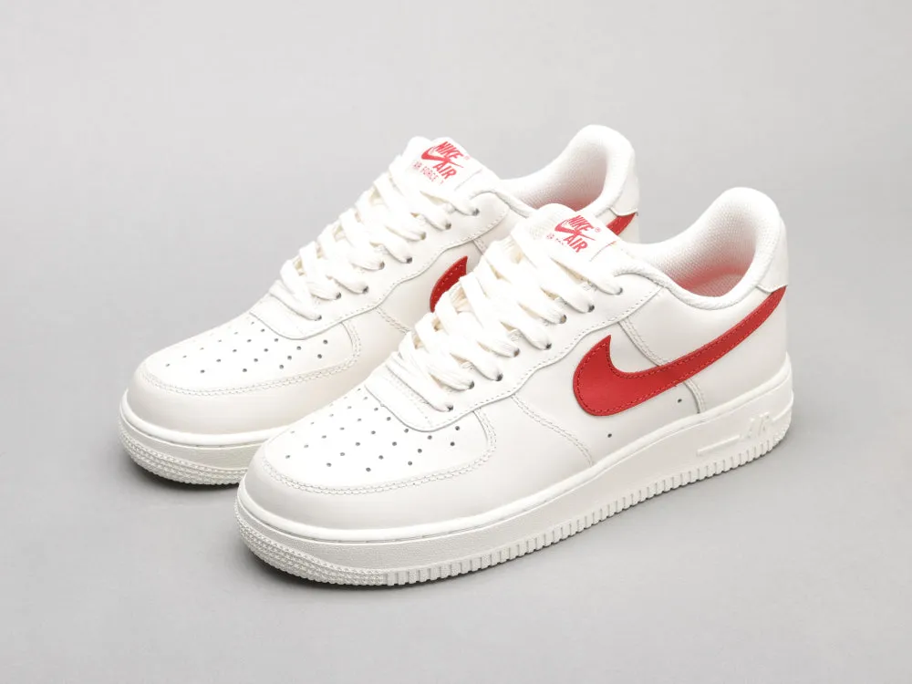CE - AF1 retro white red low top