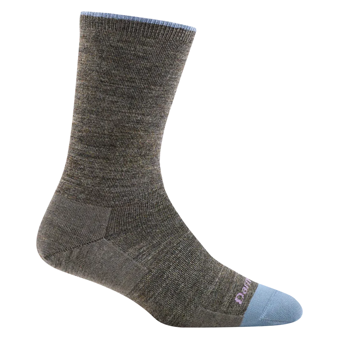 Darn Tough Women's Solid Basic Crew Lightweight Lifestyle Sock