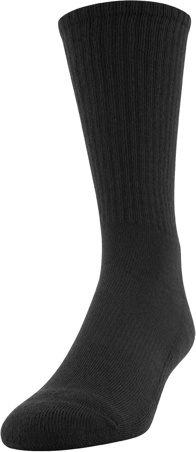 Gildan Men's Performance Crew Socks, 12 Pairs