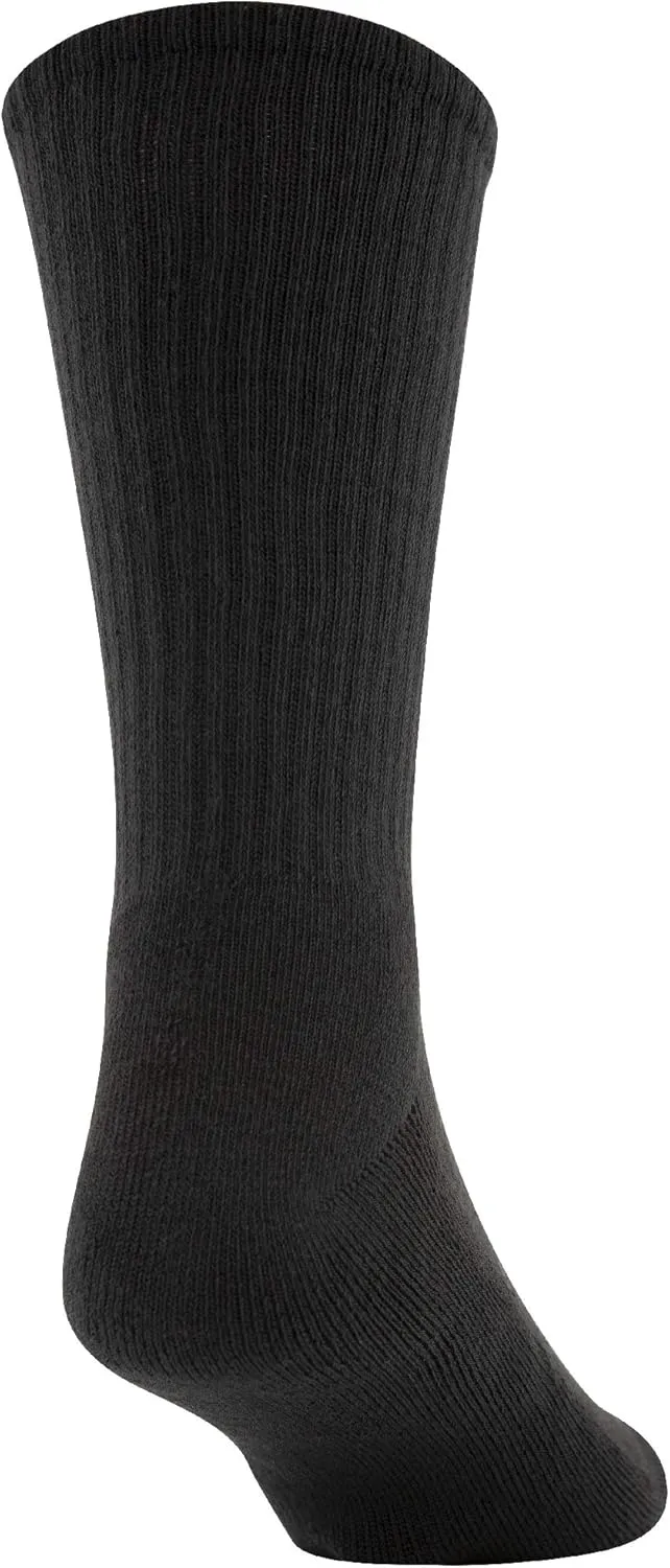 Gildan Men's Performance Crew Socks, 12 Pairs