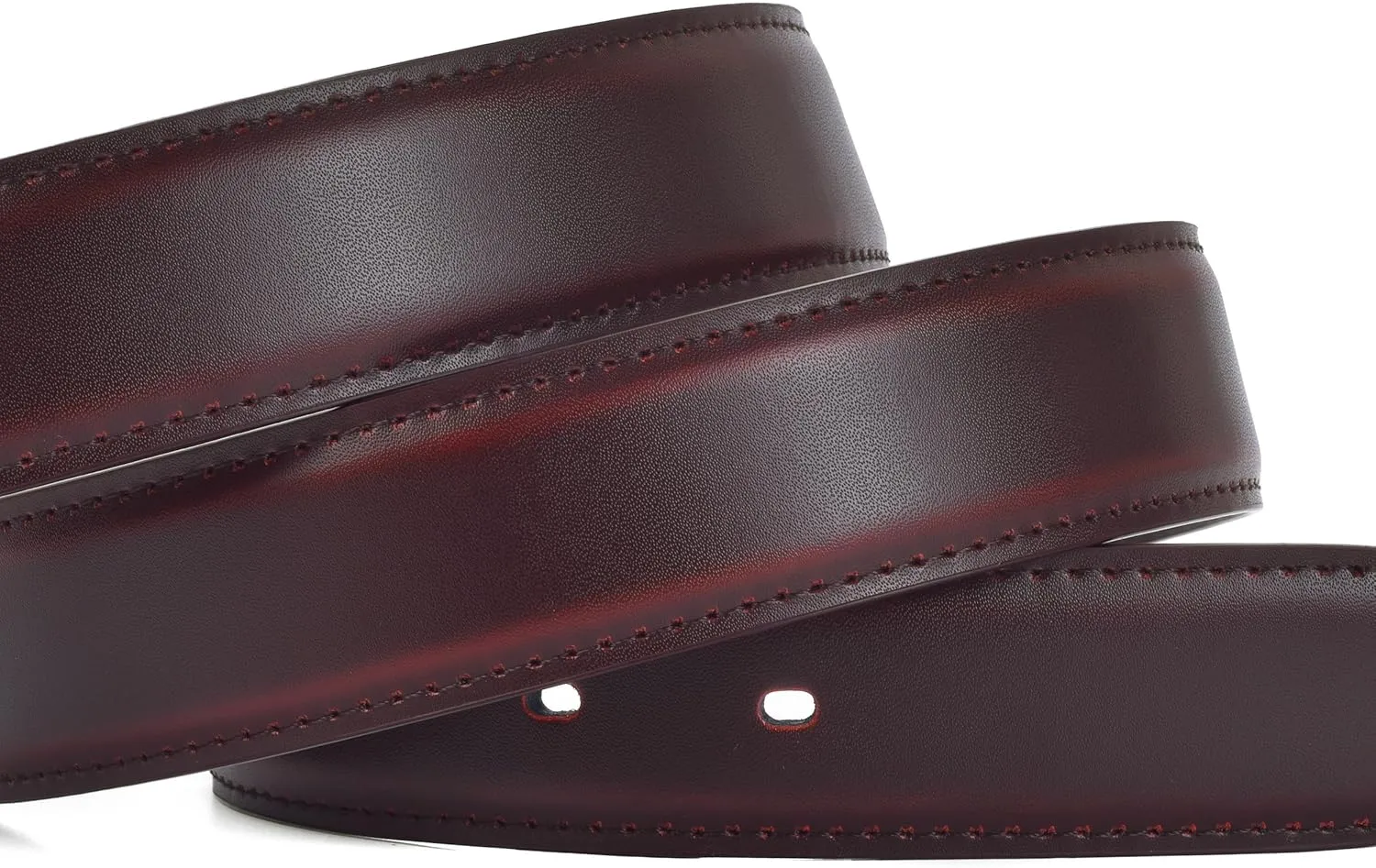 Men's Dress Belt Black Leather Belts for Jeans
