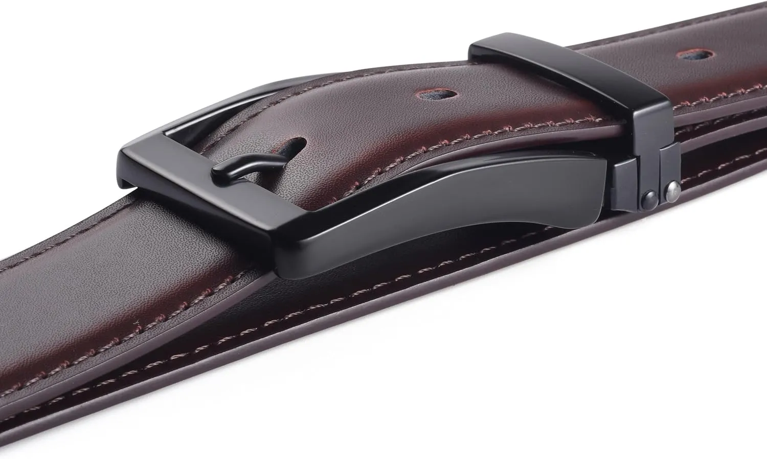 Men's Dress Belt Black Leather Belts for Jeans