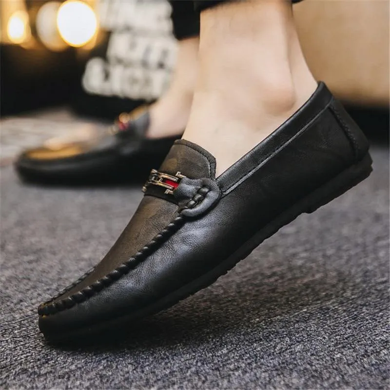 Men's Moccasins Breathable Slip On Loafers