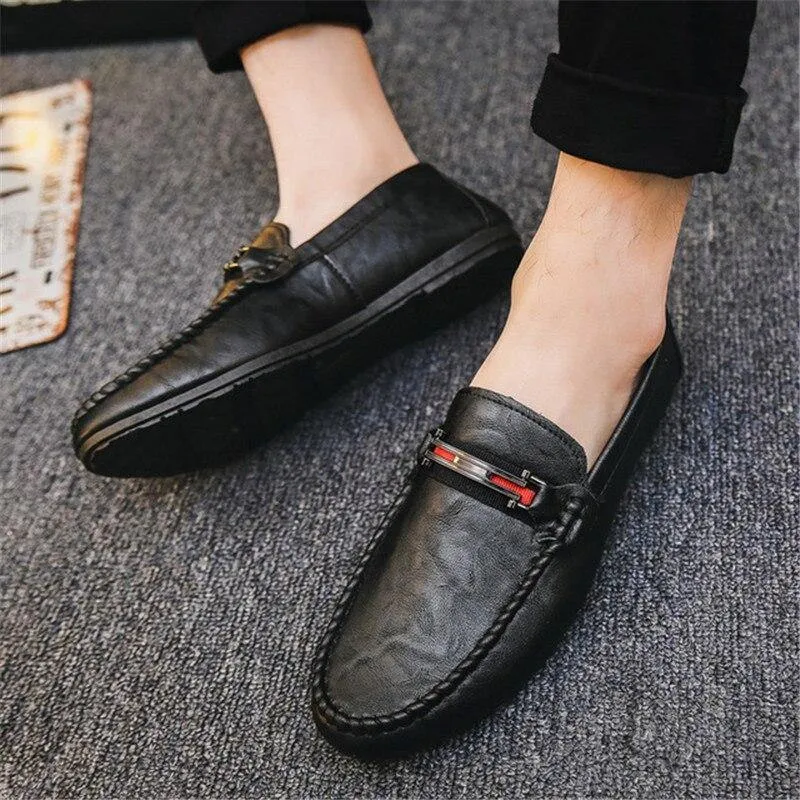 Men's Moccasins Breathable Slip On Loafers