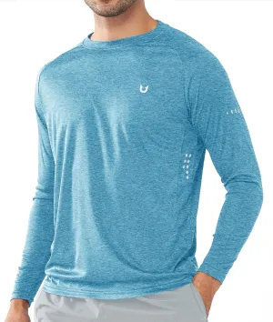 NORTHYARD Men's Sun Protection UPF 50  Shirts Long Sleeve Swim Rash Guard Shirt Workout Running Athletic Gym UV Fish Hiking