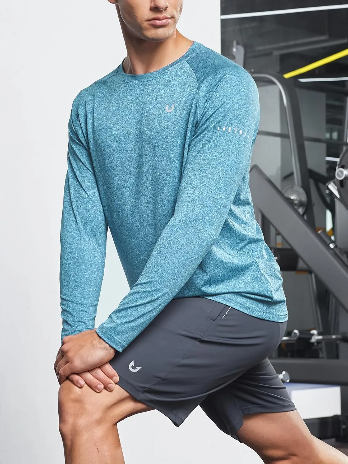 NORTHYARD Men's Sun Protection UPF 50  Shirts Long Sleeve Swim Rash Guard Shirt Workout Running Athletic Gym UV Fish Hiking