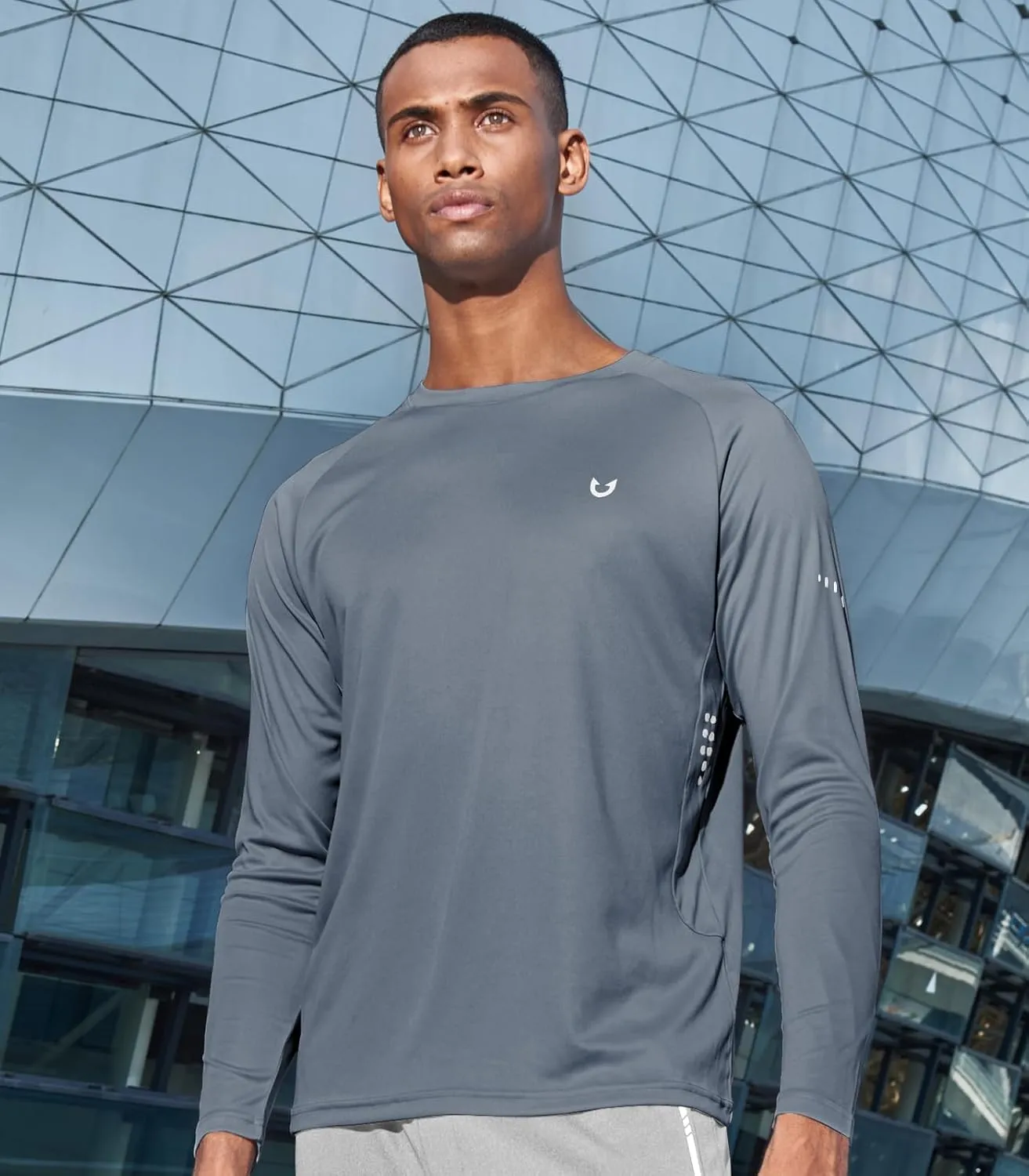 NORTHYARD Men's Sun Protection UPF 50  Shirts Long Sleeve Swim Rash Guard Shirt Workout Running Athletic Gym UV Fish Hiking