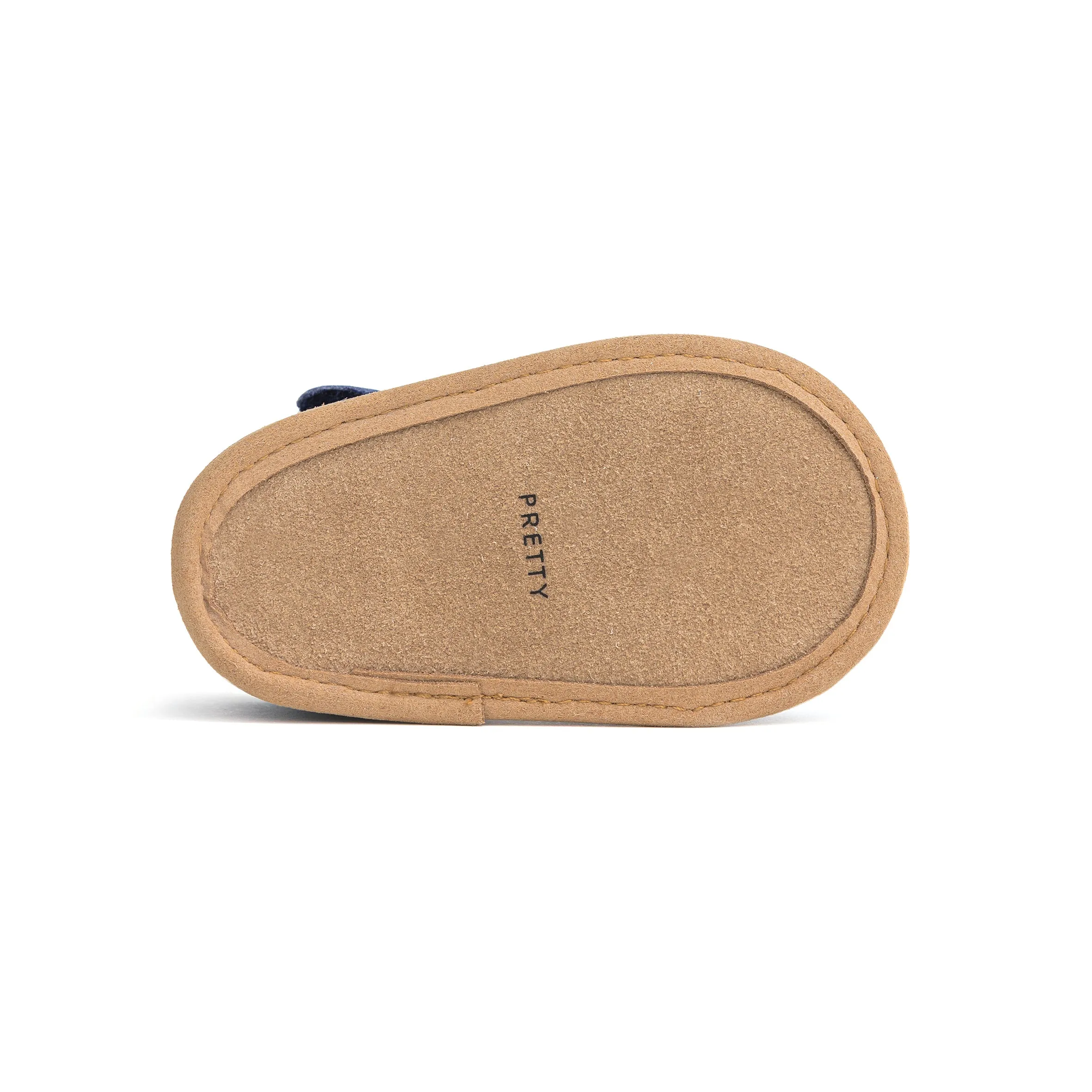 Pretty Brave Leather Baby Morgan Shoes - Blush