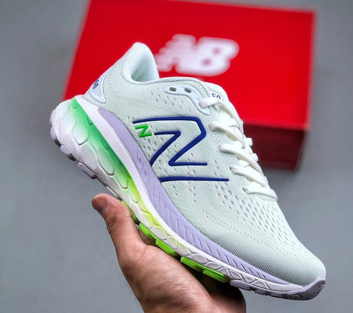Putian Pure Original New Bailun Men  And Women  Shock-absorbing Running Shoes NB 860v13 Couple Casual Mesh Breathable Sneaker