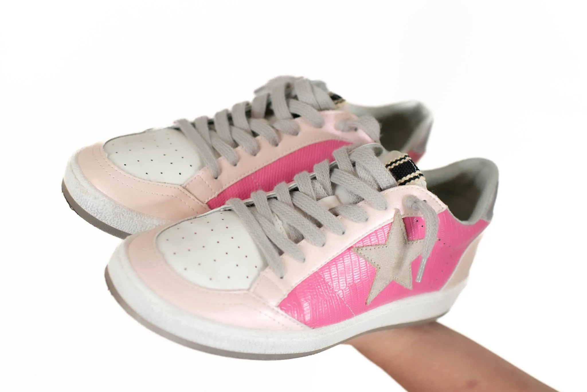 ShuShop Pink Star Sneakers